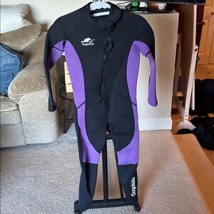 Gogokids Black and Purple 2.5mm Neoprene Suit